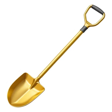 gold shovel sticker