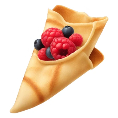 crepe with berry's sticker