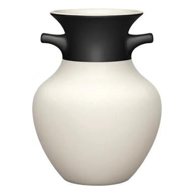 este vaso branco mas sem as flores sticker