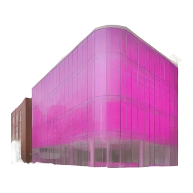 pink company HQ sticker