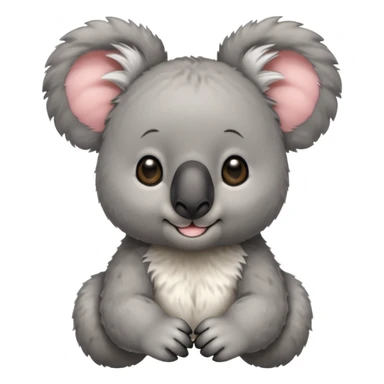 Koala with earrings sticker