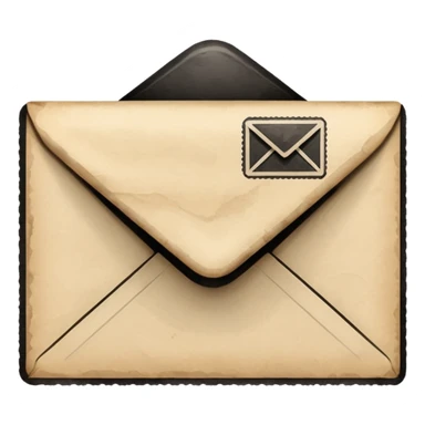 Mail note stamp sticker