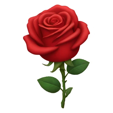 Red rose sticker