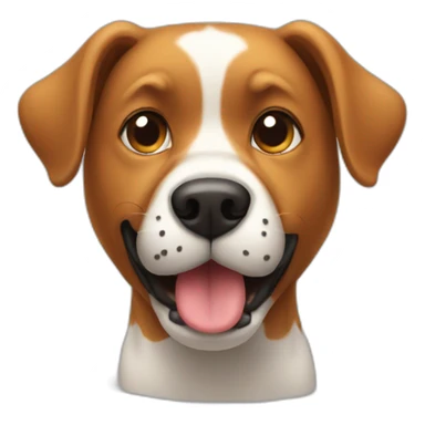 A dog pooing sticker