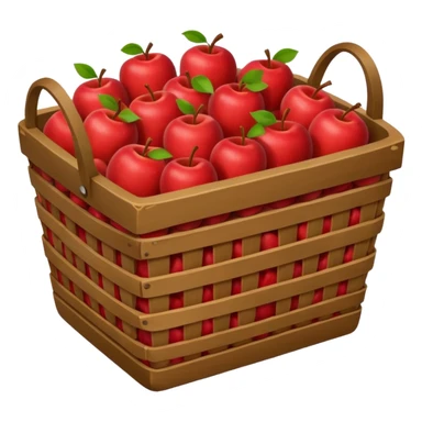 Rectangular Apple Basket sticker