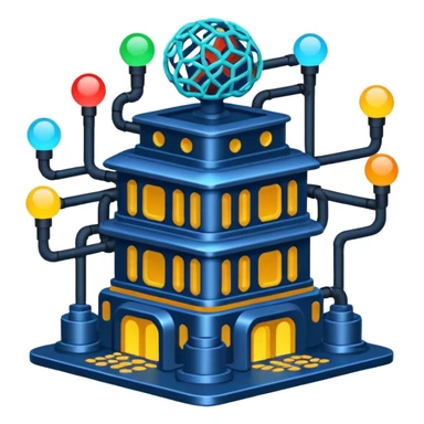 Machine learning model architecture sticker