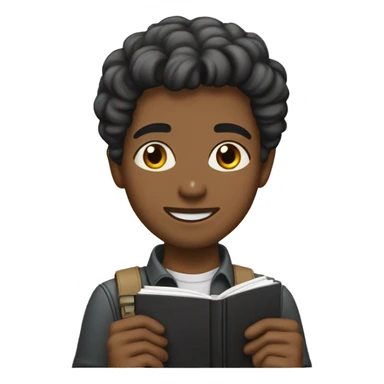 Joven morocha con notebook  sticker