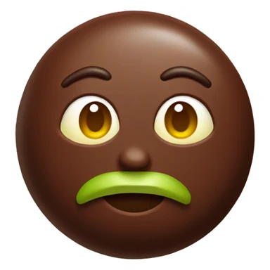 Chocolate with pistachio sticker