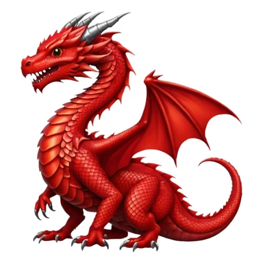 red dragon 4k real sticker