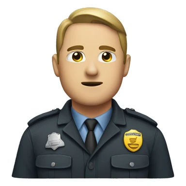 Security guard badge sticker