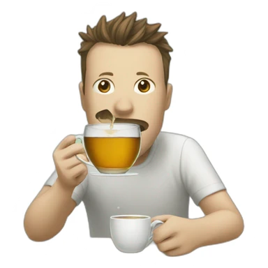 Spill the tea sticker