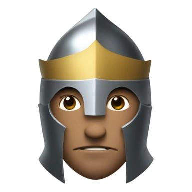 Knight with an arrow in his head sticker