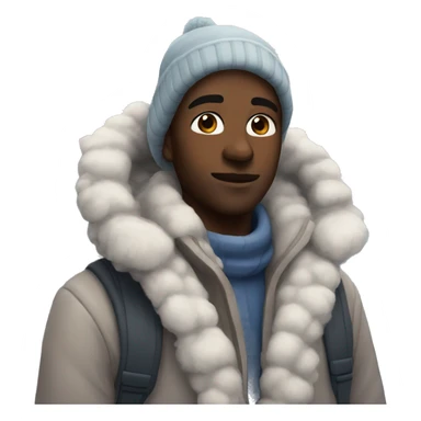 Winter aesthetic sticker