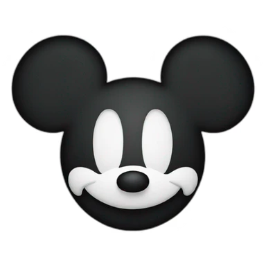 mickey mouse head sticker