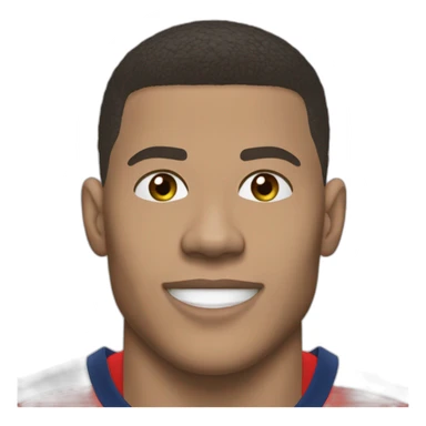 Mbappé célèbre un but sticker