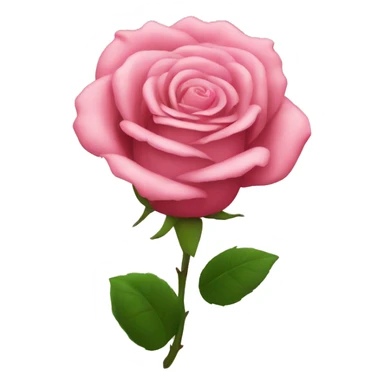 Emoji rose sticker