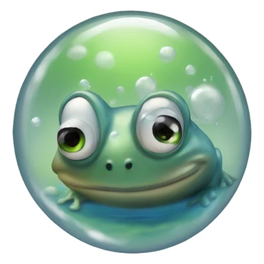 Crazy frog dream a still water sticker