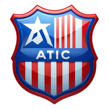 Atletico madrid club logo sticker
