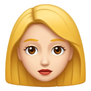 Actress dramatic faint backwards  sticker