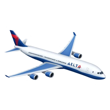 Delta airplane sticker