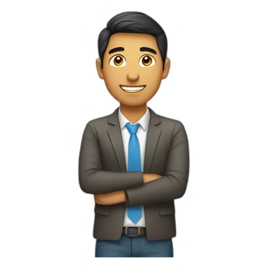 joven emprendedor peruano sticker