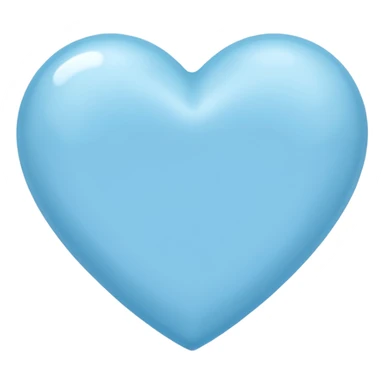 Baby blue heart sticker