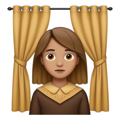 🫃 but with parted middle hair (curtains)  sticker