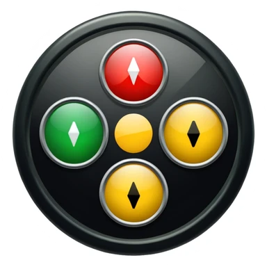 mac os icon rotation retro traffic signal arrows rotating sticker