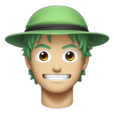 One piece character zoro sticker