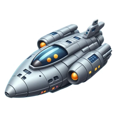 A spaceship an image of deep space, with planets stars an a galaxy, in a distopian future. sticker