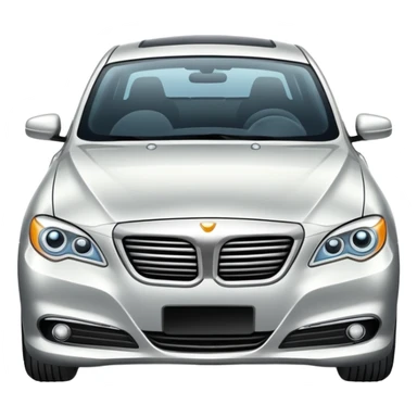Modern sedan car sticker