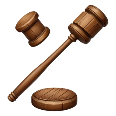 court hammer sticker