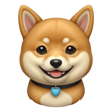 Shiba Jasper love sticker