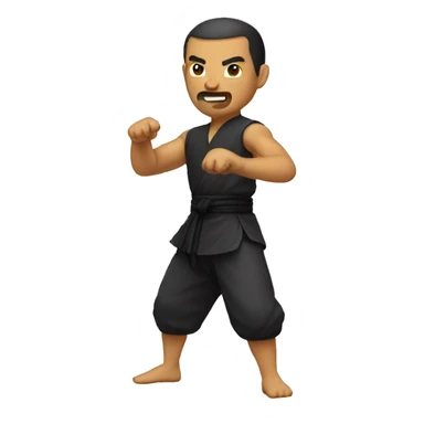 kung fu master sticker