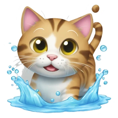 tabby cat
drink water
colored water
Cartoon
cute
action sticker