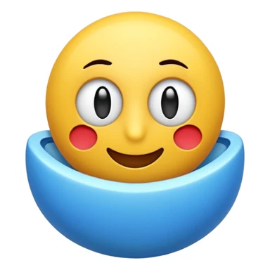 3d animasyon tarzında sevimli gözlerinden kalp çıkan çok mutlu mavi bir ejderha emojisi sticker