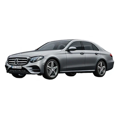 Mercedes Benz E 2019 selenite Grey colour side view sticker