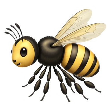 bee flying sticker