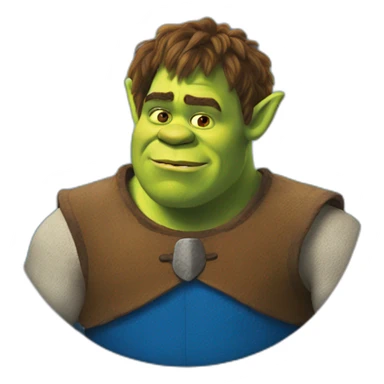 shrek blue sticker