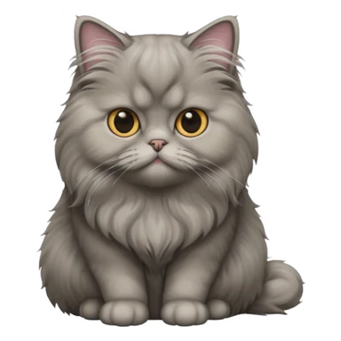 Persion cat gray color sticker