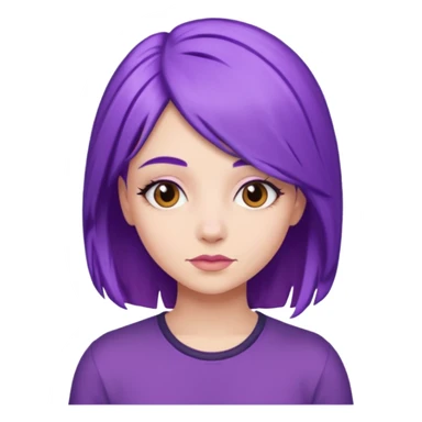 purple Tina sticker