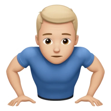 guy with a shirt on doing a push up. his head in neutral position, looking at the ground. 'F3' on his shirt sleeve sticker