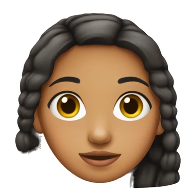 Peruvian girl sticker