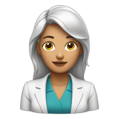 Mujer inteligente sticker