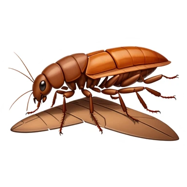 cockroach on plane  sticker