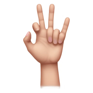 Little pinky finger sticker