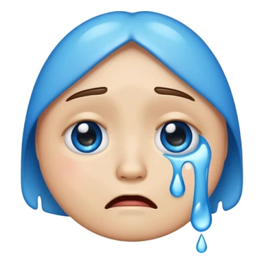 An emoji that is crying sticker