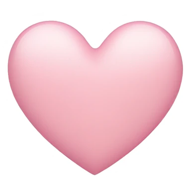 Light pink heart sticker