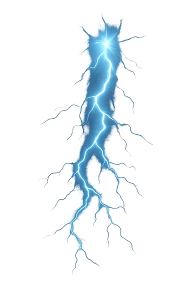 fulmine come se fosse energia sticker