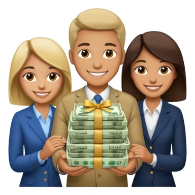 group making money sticker